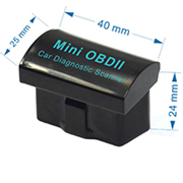 OEM/ODM schwarz V2. 1 Mini Obdii Elm327 Bluetooth-Schnittstelle Auto Scanner OBD2 Elm 327 Auto Diagnose-Tool für Android MOQ 1000Stck